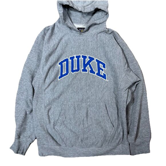 Vintage Duke Embroidered Blue Devils Sweatshirt Mens Medium Y2K Steve And Barrys - Picture 9 of 9